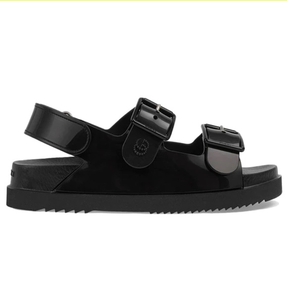 Authentic Gucci Isla Rubber Sandal - Picture 3 of 13